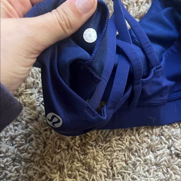 Lululemon Athletica Blue Sports Bra - Picture 3 of 3